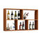 Анти- великолепная деревянная витрина/стена дисплея магазина установили конюшню шкафа вина поставщик