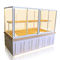 Витринный шкаф печенья современного дизайна, стеклянный размер пекарни витринный шкаф подгонянный поставщик