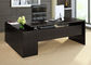 Красивая офисная мебель менеджера/современный грецкий орех света стола офиса/таможня цвета черноты поставщик
