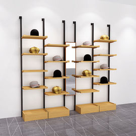 Китай Витрина дисплея свободной комбинации деревянная, простая деревянная выставочная витрина шляпы поставщик