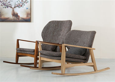 Китай Нордическая кресло-качалка твердой древесины отдыха стиля крытая с здоровыми не токсическими материалами поставщик