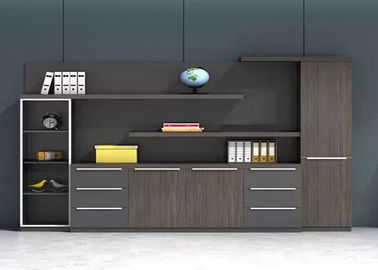 Китай Красивая серая древесина шкафов офиса, формы офисной мебели босса различные доступные поставщик