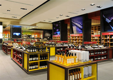 Китай Витрина дисплея магазина выставочной витрины красного вина деревянная для торгового центра магазина магазина поставщик