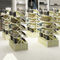 Хигх-денситы деревянный розничный дисплей шкафа ботинка 4 слоя анти- отказа для большого торгового центра поставщик