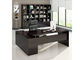Красивая офисная мебель менеджера/современный грецкий орех света стола офиса/таможня цвета черноты поставщик