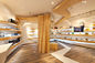 Шкаф изготовленной на заказ популярной фабрики Шанхая деревянный для интерьера Декоратио магазина бренда витринного шкафа ботинок сумки магазина одежды поставщик